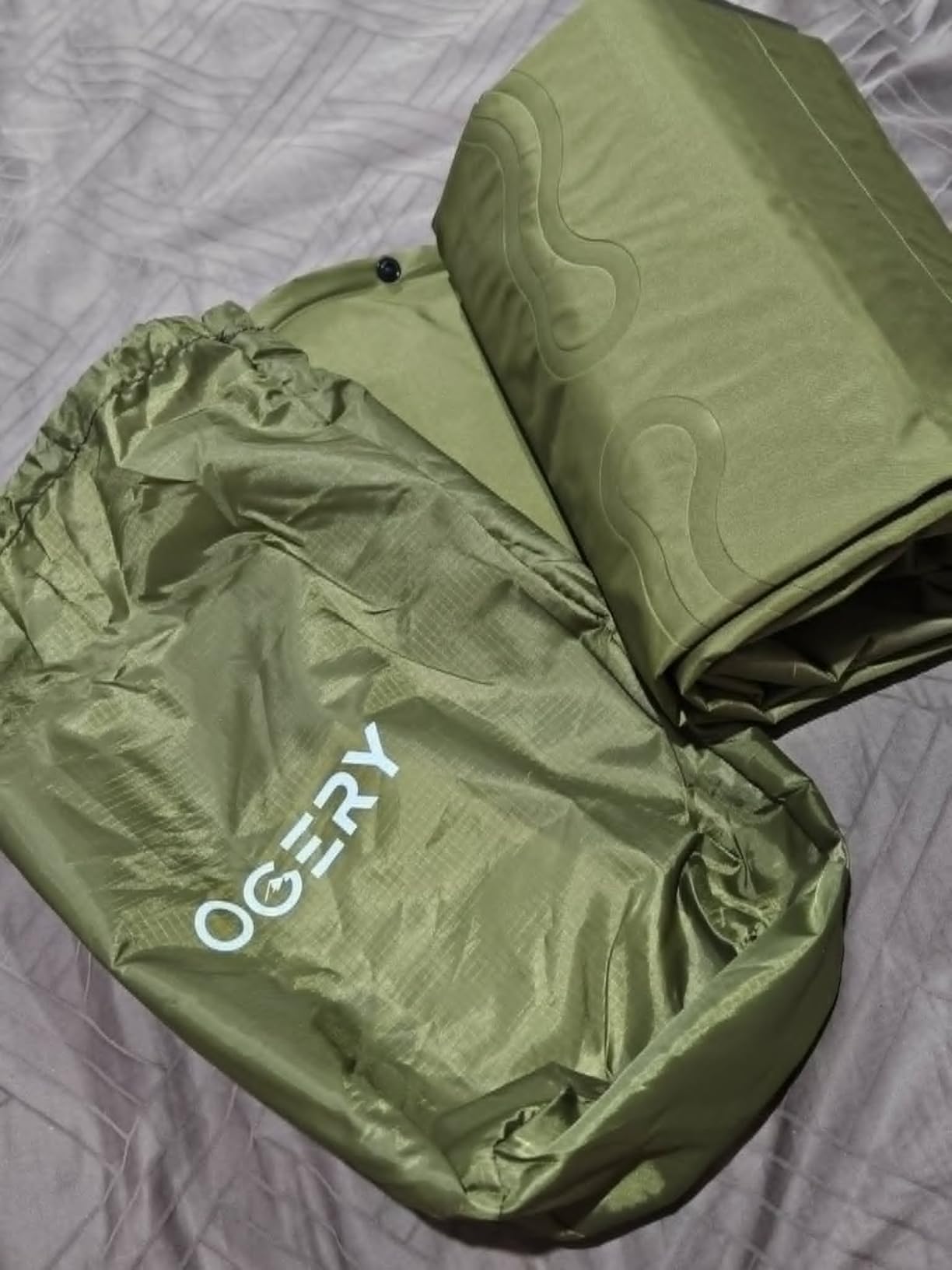 OGERY Sleeping Pad, Ultralight Inflating Camping Pad with 6