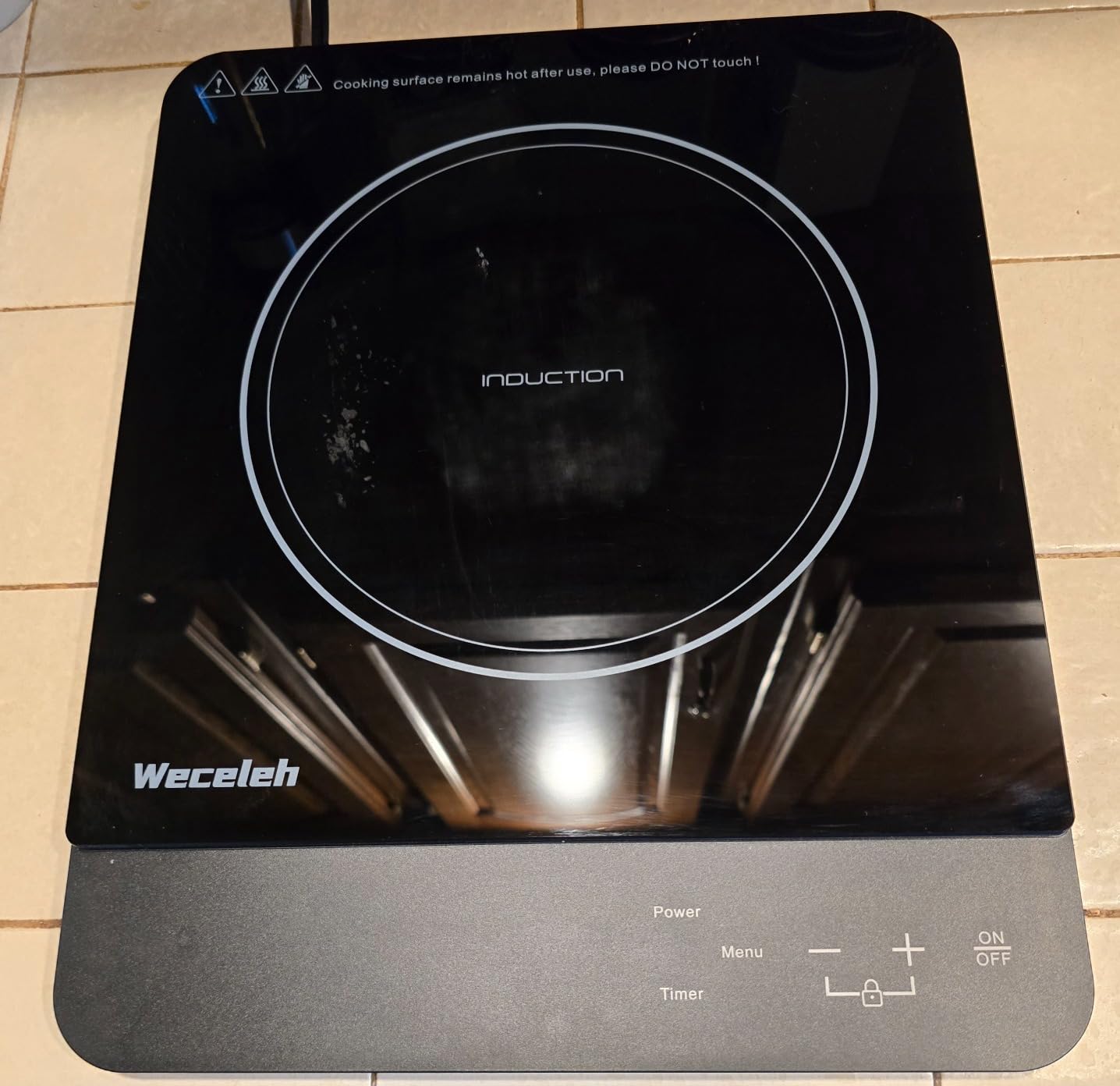 30 Inch Induction Cooktop 4 Burner with Booster, 7000W Built in Induction Stove, 9 Power Level, Timer & Child Safety Lock, Weceleh Electric Cooktop Hardwired 220~240V customer photo 1