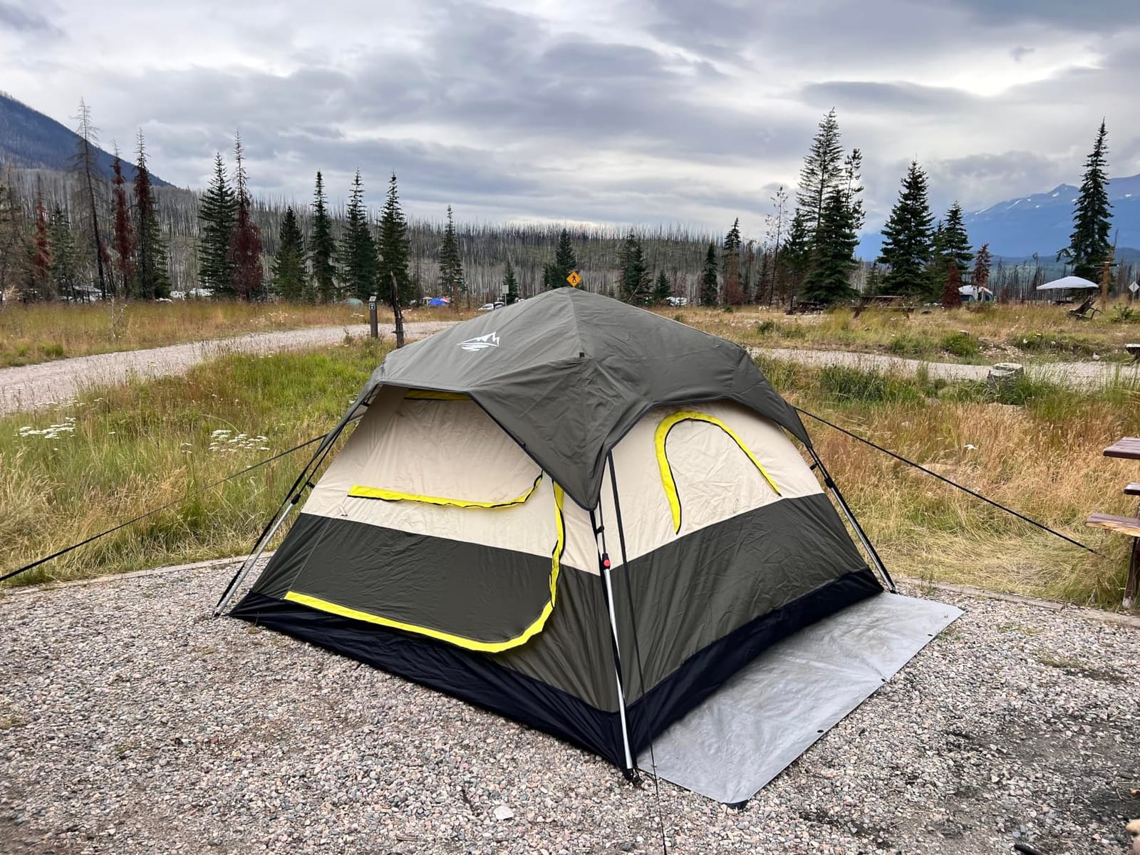 4 Person Instant Tents for Camping Setup in 50s, Cabin Tent with Rainfly | Waterproof Windproof Camping Tent, Double Layer Portable Instant Tents with Carry Bag for Family Outdoor Camping & Hiking customer photo 1