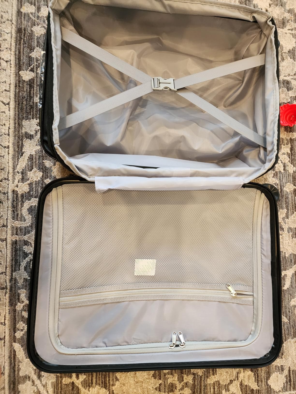LIGHT FLIGHT Carry On Luggage 22x14x9 Airline Approved, Expandable Carry On Suitcases with Wheels, Lightweight Luggage, Durable Hard Shell 20 Inch Rolling Suit Case for Men Women Travel, Dark Blue customer photo 1