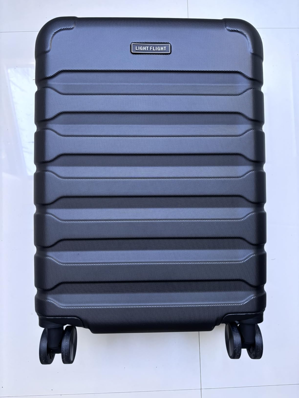 LIGHT FLIGHT Carry On Luggage 22x14x9 Airline Approved, Expandable Carry On Suitcases with Wheels, Lightweight Luggage, Durable Hard Shell 20 Inch Rolling Suit Case for Men Women Travel, Dark Blue customer photo 2