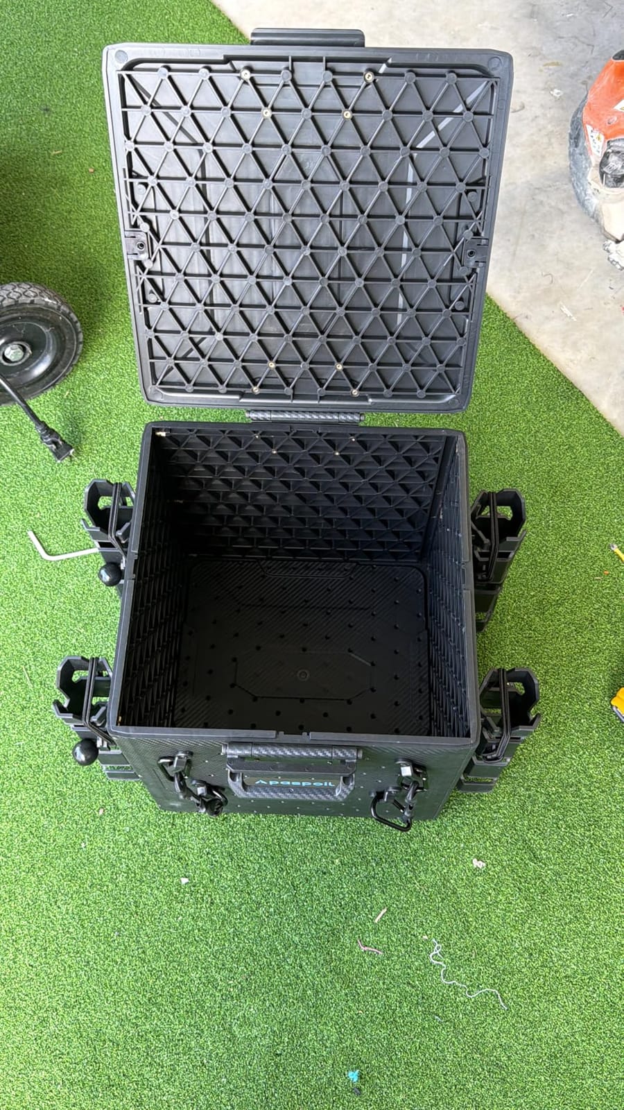 Kayak Fishing Crate with 4 Rod Holders,13