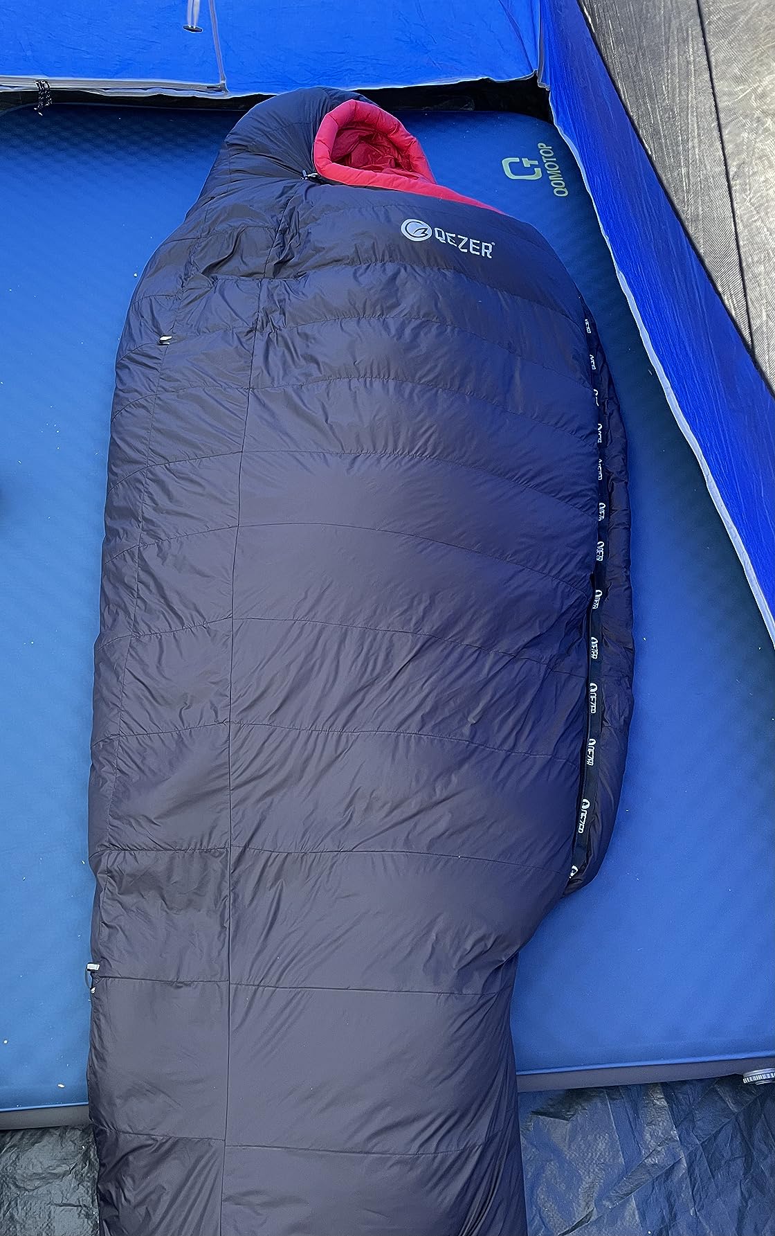 0 Degree Down Sleeping Bag for Adults,Cold Weather Backpacking customer photo 2