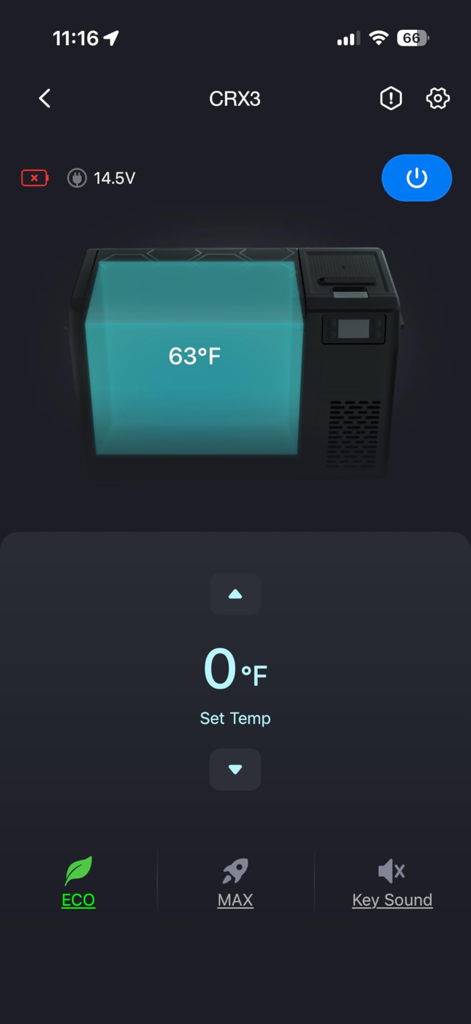 BougeRV Car Refrigerator, CRX3 30 Quart, -4℉~68℉, 12v Portable Freezer | Fast 12-Min Cool to 32℉, 35dB Low Noise, 35W ECO, 12/24V DC 110V AC, Compressor Electric Cooler customer photo 1