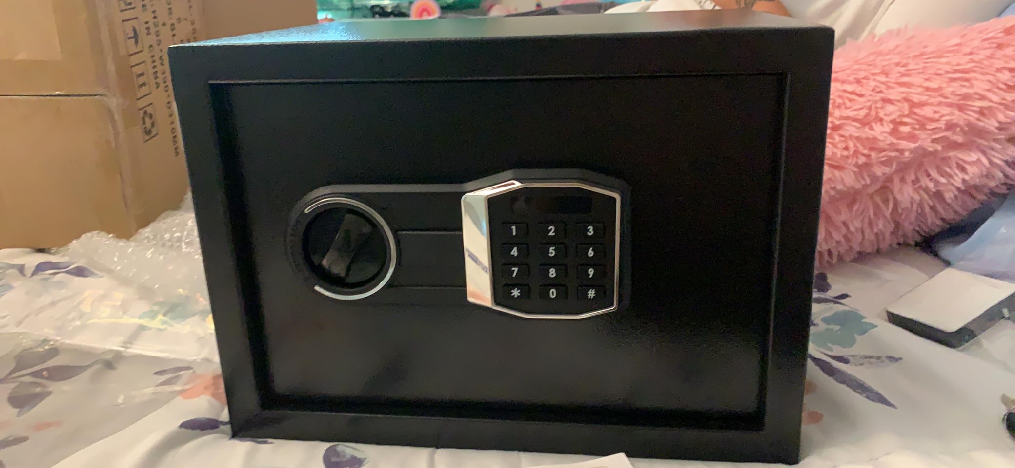 6.5 Cuft Large Safe Fireproof Waterproof, 1700°F Fire Protection for 35 Mins, Security Safe Box with Combination Lock, Anti-theft Alarm and Removable Shelf, Home Safes Water and Fireproof customer photo 1