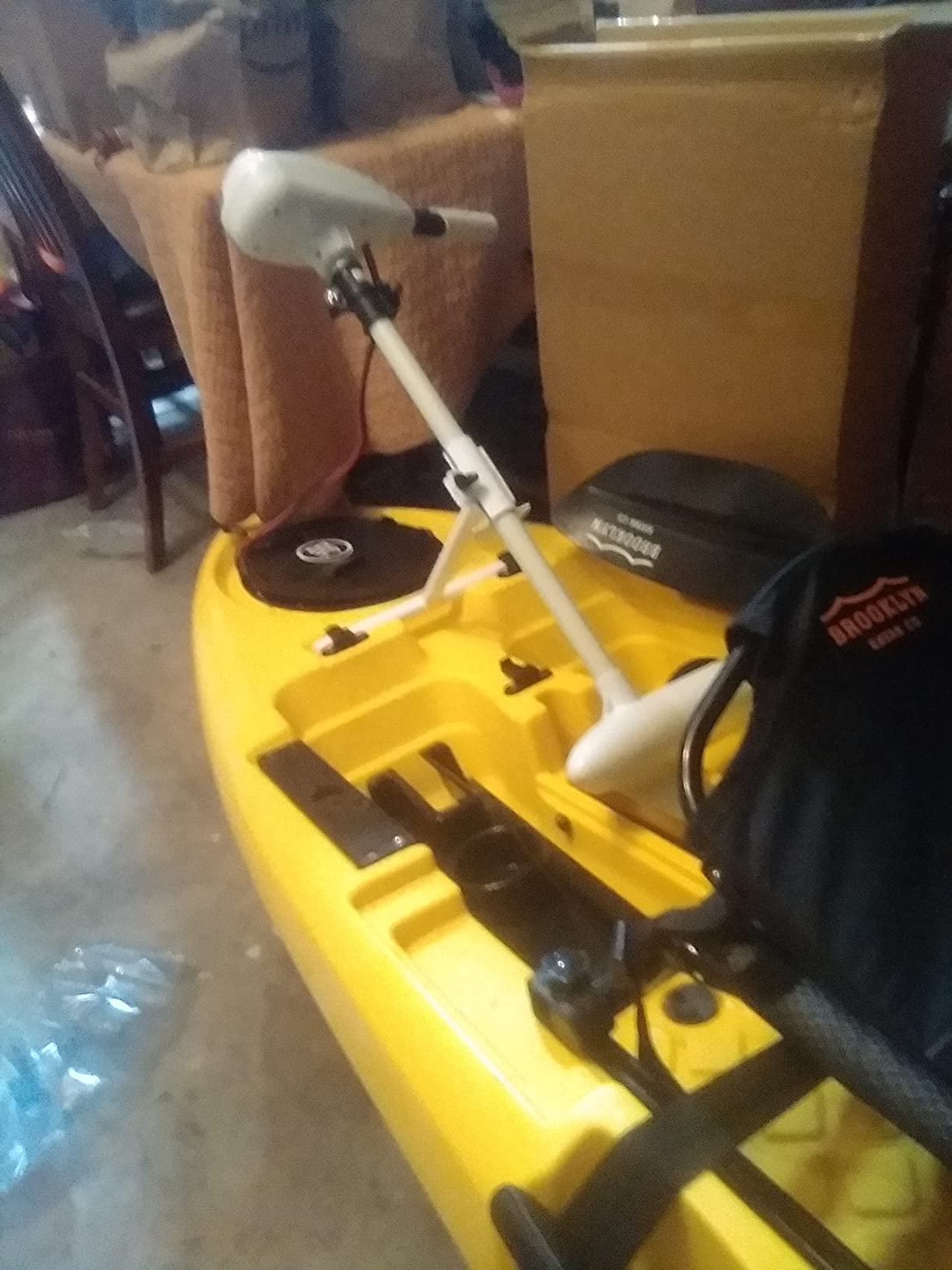 BKC Brooklyn 10.5 Pro Pedal Fishing Kayak, Propeller Drive | Hands-free propeller drive, rudder steering, aluminum frame seat, 440 lb capacity, motor-ready, 10.5 ft solo hull customer photo 1