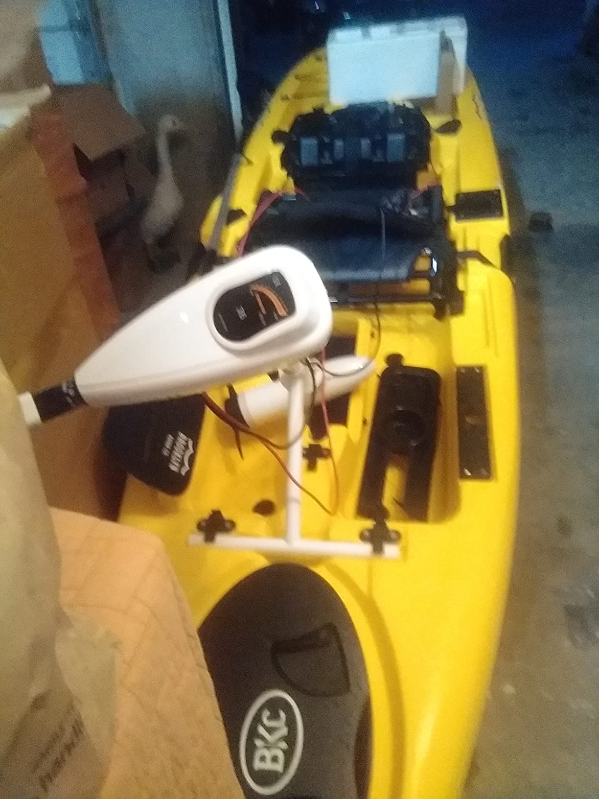 BKC Brooklyn 10.5 Pro Pedal Fishing Kayak, Propeller Drive | Hands-free propeller drive, rudder steering, aluminum frame seat, 440 lb capacity, motor-ready, 10.5 ft solo hull customer photo 2