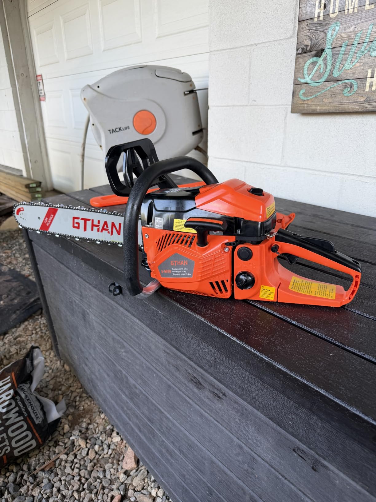 62cc Gas Powered Chainsaw 2-Cycle Gasoline Chain Saw with 20-Inch Guide Bar customer photo 1