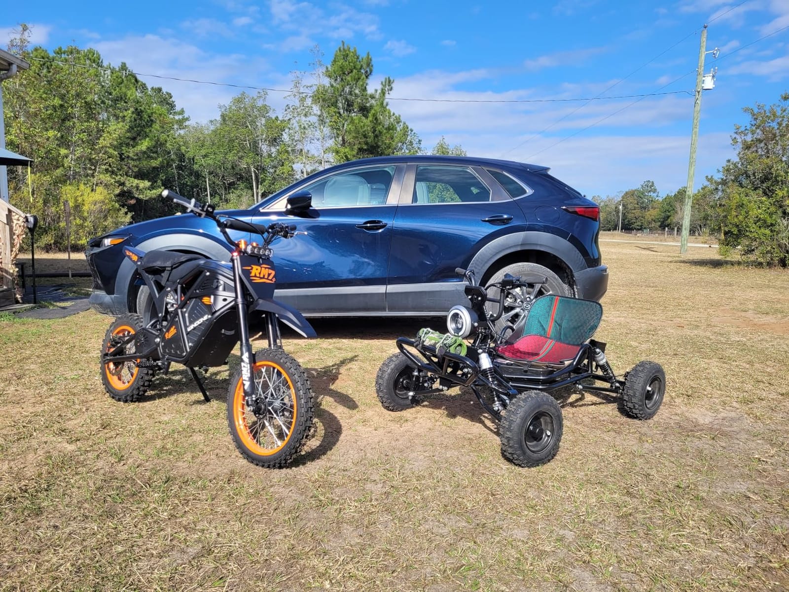 Gas Powered Go Kart, 4 Stroke 212 CC Go Kart for Adults & Kids with Premium Steel Tubular Frame, Off-Road Kart with 7'' Tires Featuring 2.6L Tank, Hydraulic/Rear Disc Brake, 30MPH customer photo 2