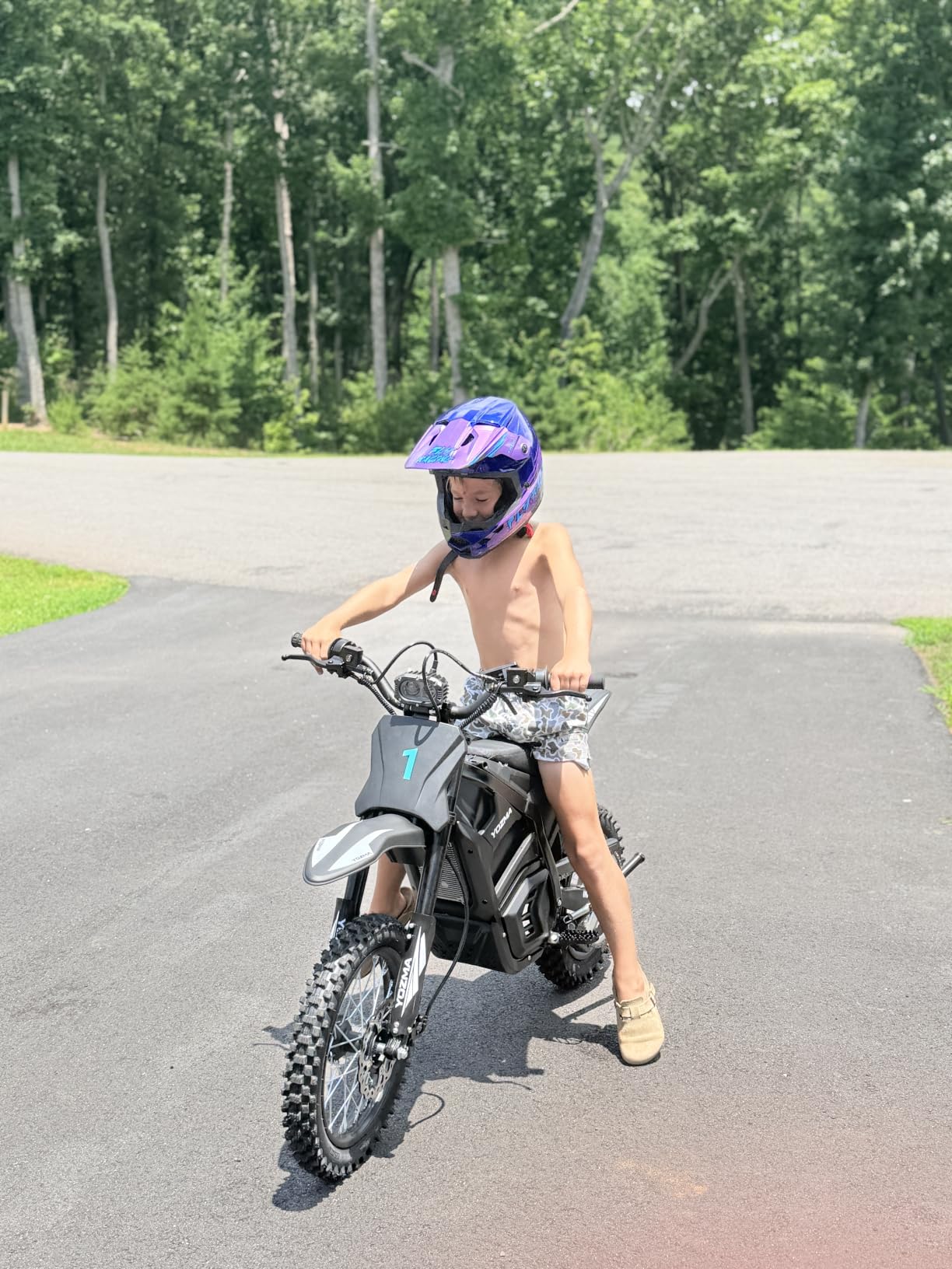Yozma IN10 Electric Dirt Bike, 2600W 40MPH Electric-Motorcycle with 48V/23AH Battery Ebike, Full Hydraulic Brakes and Suspensions Mountain Off-Road E Dirt Bike, for Teens & Adults customer photo 2