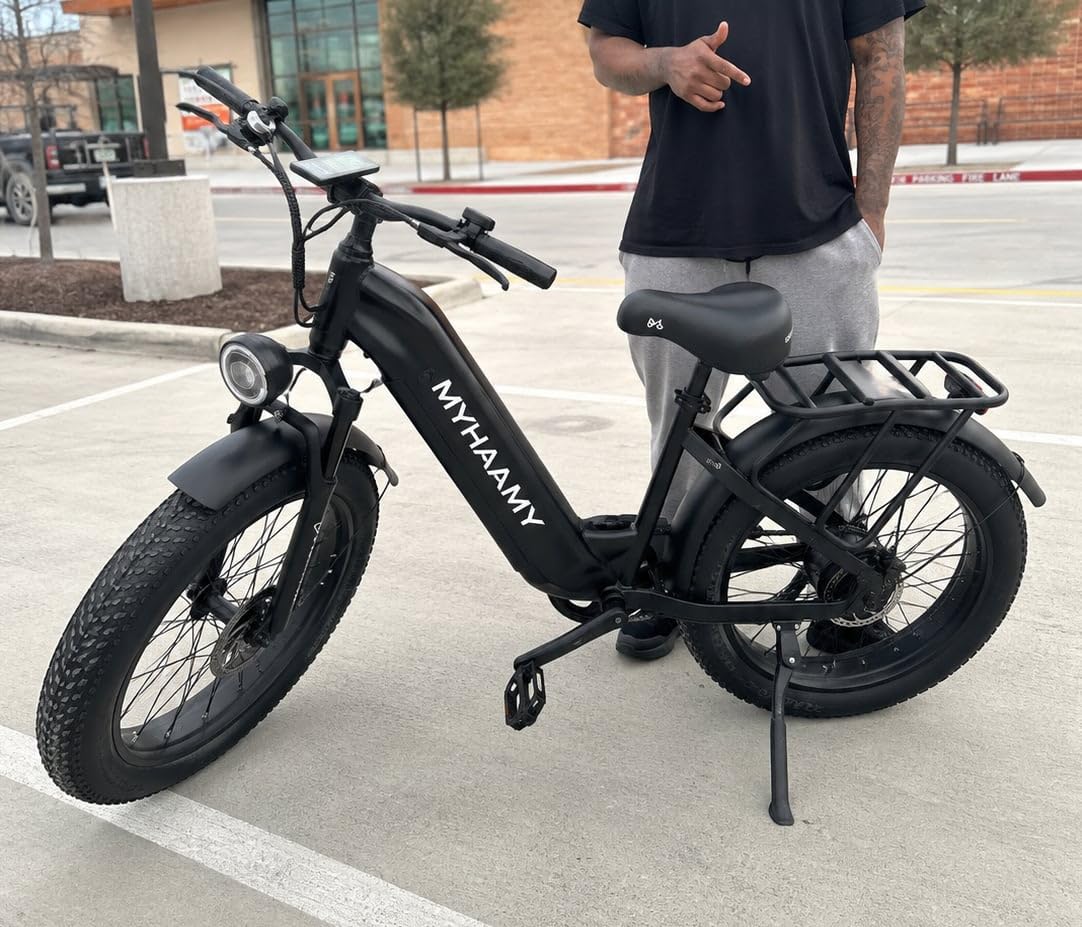 2000W Electric Bike 24 Fat Tire for Adults Teens - 48V 18Ah (130KM Max), All-Terrain Ebike 11