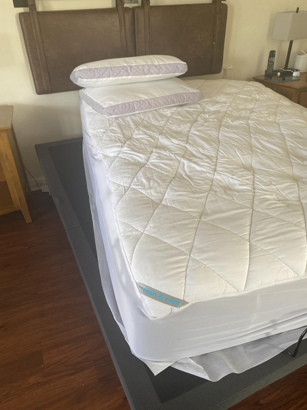 Nectar Premier Adjustable Base - Split King - Head & Foot Incline - Wireless Remote with Memory- 3 Massage Settings - 4 USB Ports - Anti-Snore & Zero Gravity customer photo 2