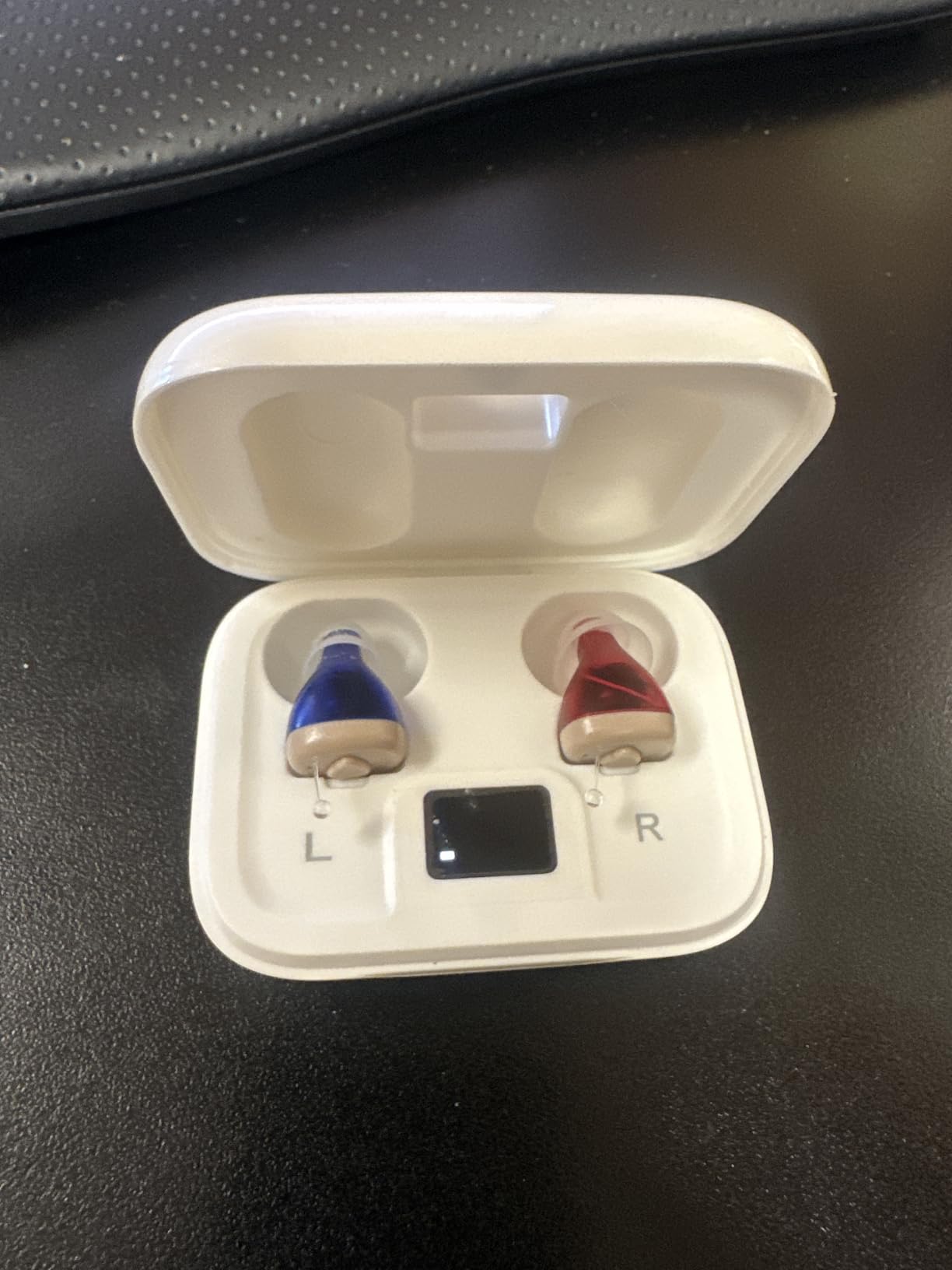 Rechargeable Hearing Aid for Seniors with 16-Channel Digital Chips, Intelligent Noise Cancellation, Super-Mini Invisible Design, Comfort Fit in Ear Canal, 7-Day Ultra Standby customer photo 1