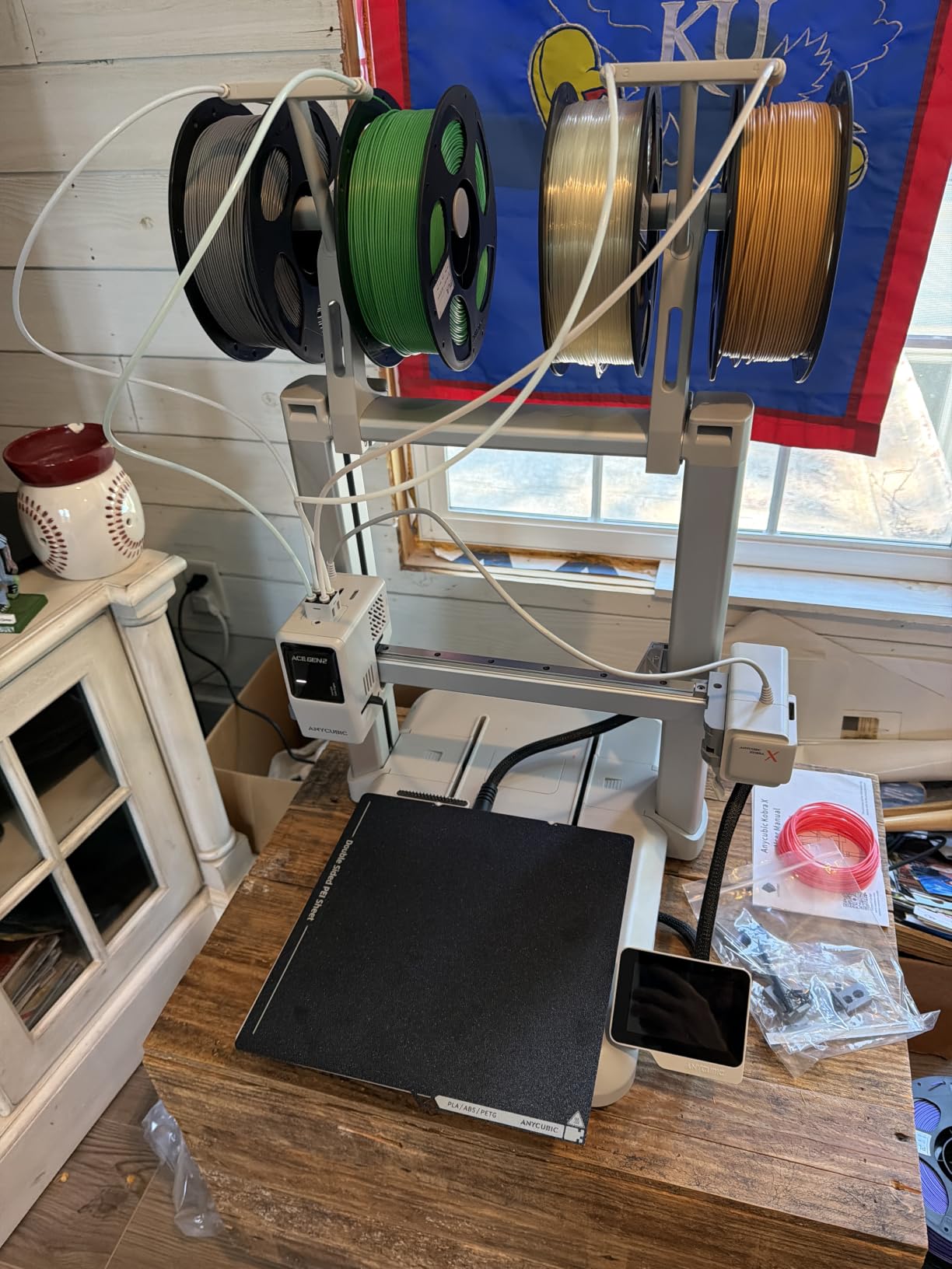 Anycubic Kobra X Multicolor 3D Printer, Easy One-Click Printing | 2X Faster, 600mm/s High Speed 3D Printers for Beginners & Kids, 4-Color Built-in, 260x260x260m³, Easy to Use FDM 3D Printer customer photo 2