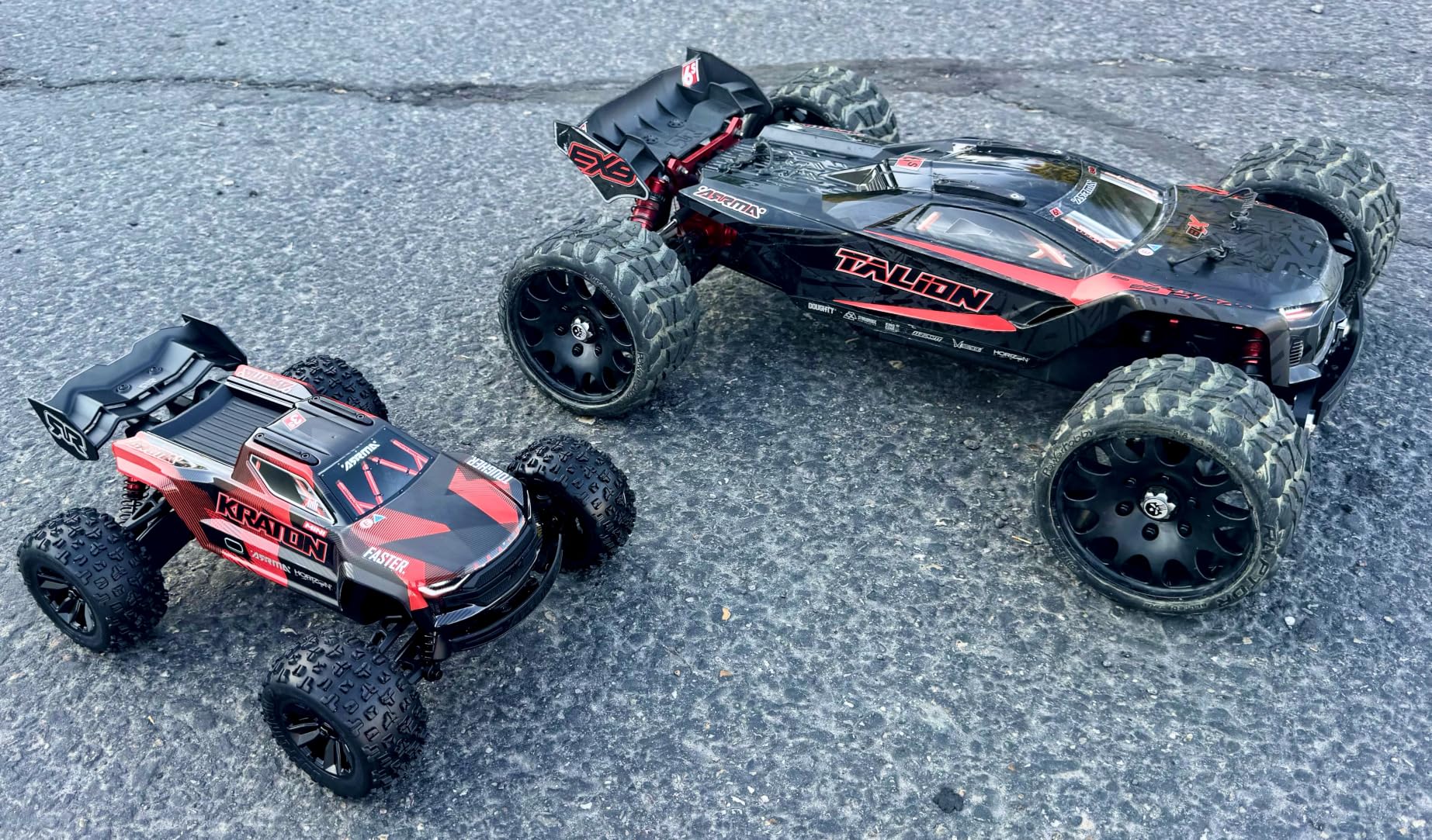 ARRMA 1/16 Mini Kraton 3S DSC 4X4 RTR Brushless RC Speed Truck (Black/Red) customer photo 2