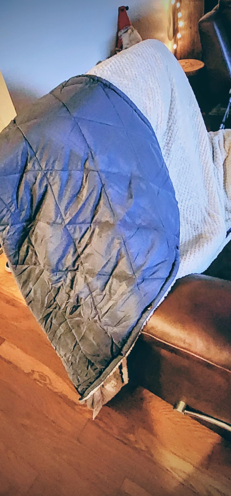 Heated Blanket Battery Operated,Portable Heated Throw Shawl Poncho customer photo 1