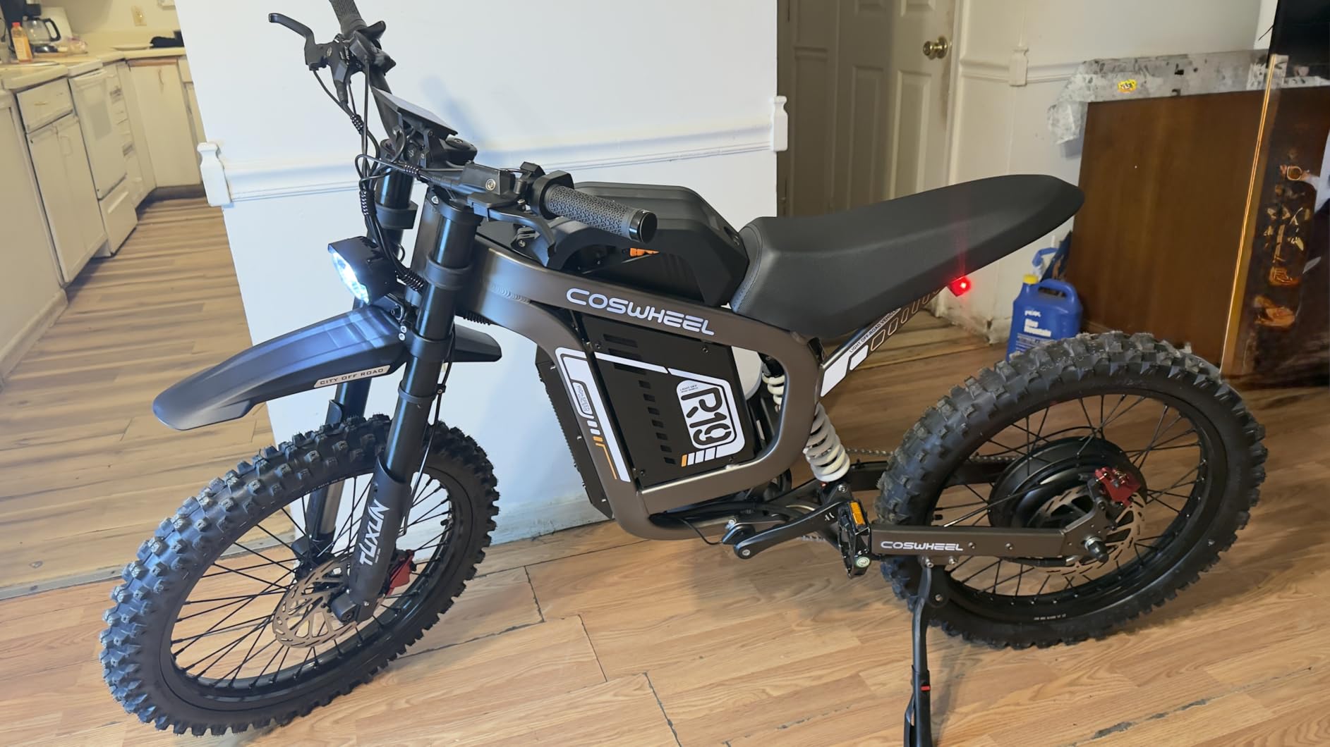 COSWHEEL Electric Dirt Bike for Adults, 9000W Peak Motor Electric Motorcycle, 72V 40Ah Battery, Up to 60MPH Off Road Electric Bike, 19