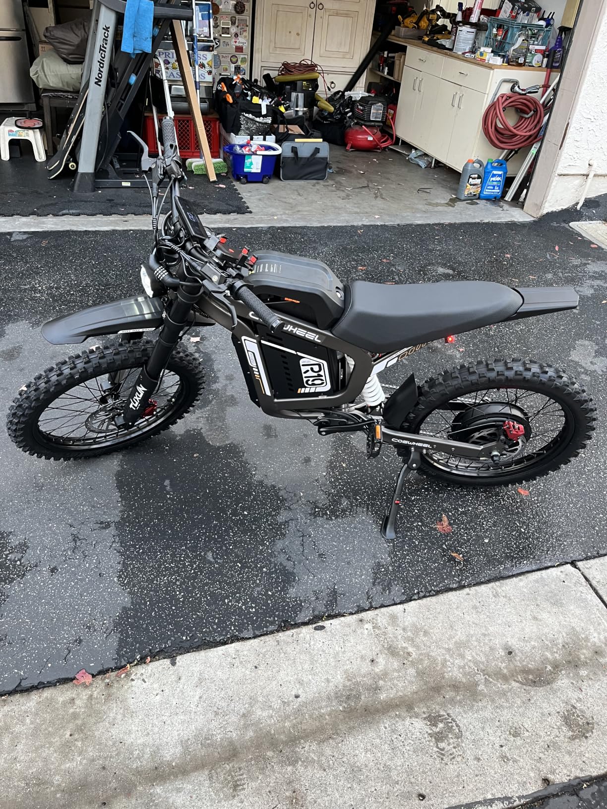 COSWHEEL Electric Dirt Bike for Adults, 9000W Peak Motor Electric Motorcycle, 72V 40Ah Battery, Up to 60MPH Off Road Electric Bike, 19