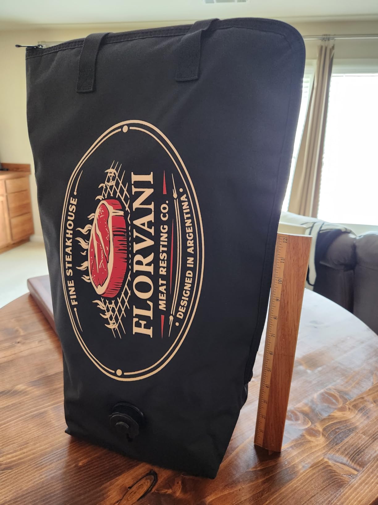 Meat Resting Bag with VentPort, Dishwasher Safe Insulated BBQ Blanket, 6-Layer Heavy-Duty Food Grade Brisket Blanket Warmer Bag, BBQ Gift for Men, Dad, Brother, Uncle, Husband, Fits Up to 22 lb customer photo 1