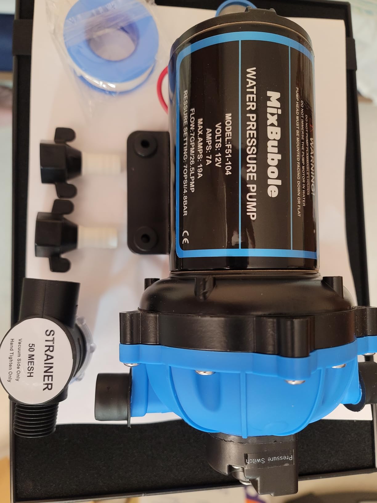 1.35HP Whole House Water Pressure Booster Pump 90PSI 115V Automatic Variable Speed Permanent Magnet Motor Constant Pressure Wireless App Control Compact Design for Home House Villa Apartment customer photo 1