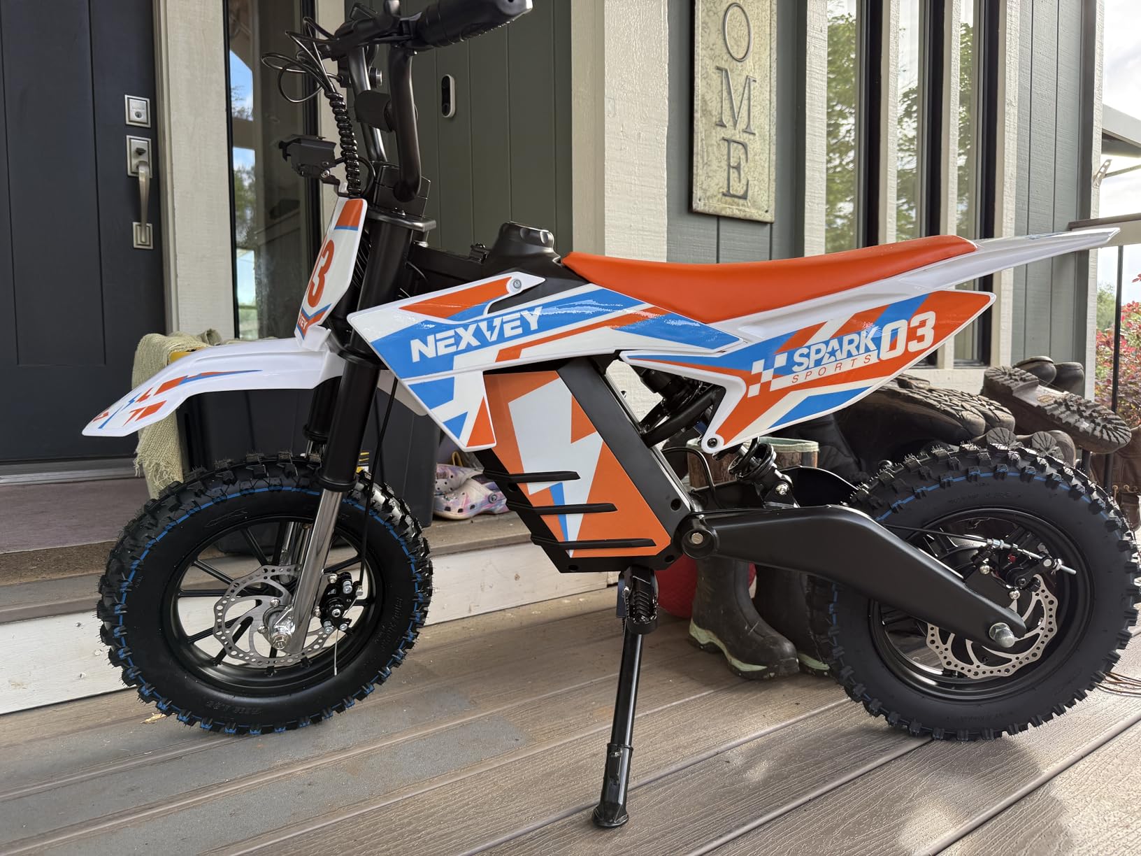 SPARK03 Electric Dirt Bike for Kids Ages 8-14 1500W Peak Motor, 3 Speed Modes, 22-Mile Long Range, 48V 13Ah Battery, 14