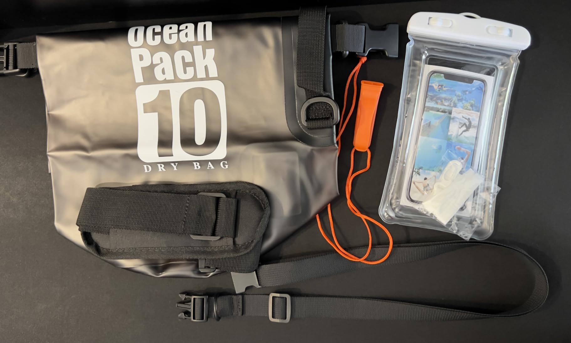 TILYMOL Waterproof Dry Bag for Kayaking, paddle boarding - Small, 5L | Dry Bag with Waterproof Phone Case and Whistle, for Kayaking Swimming Boating Paddle Board Fishing Beach Hiking Camping customer photo 1