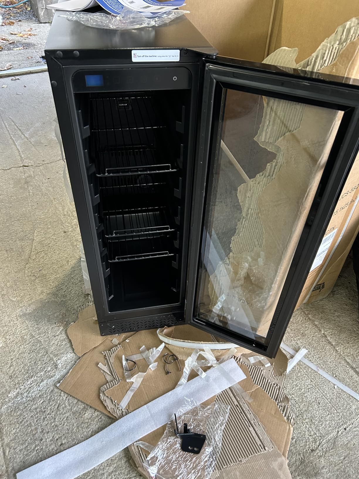 24 Inch Outdoor Beverage Refrigerator, 180 Cans Drink Fridge with Stainless Steel Door Built-In or Freestanding, Outdoor Fridge for Patio & Waterproof for Soda Beer Wine-Kitchen Bar Office customer photo 1