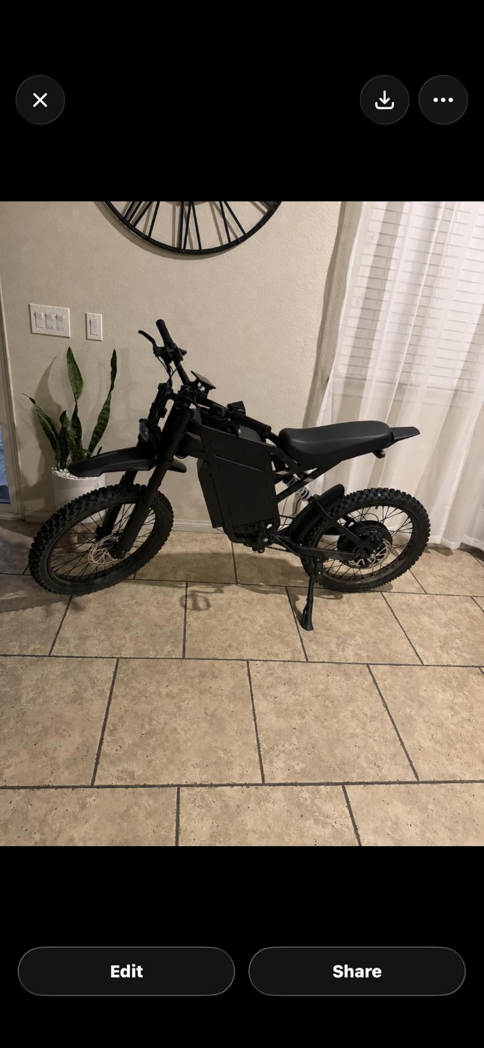 COSWHEEL Electric Dirt Bike for Adults, 7000/9000W Peak Motor Electric Motorcycle, 60/72V 30/40Ah Battery, Up to 55/60MPH Off Road Electric Bike, 17/19