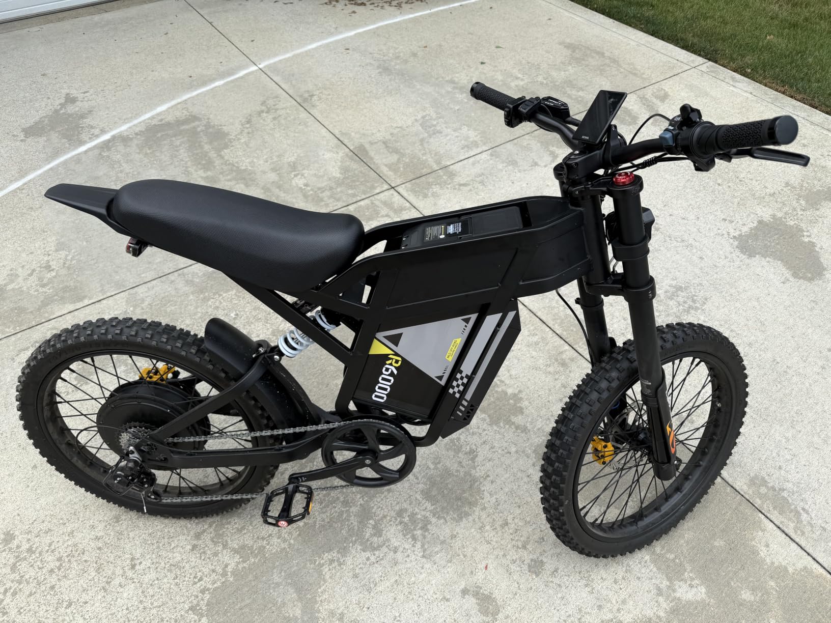 COSWHEEL Electric Dirt Bike for Adults, 7000/9000W Peak Motor Electric Motorcycle, 60/72V 30/40Ah Battery, Up to 55/60MPH Off Road Electric Bike, 17/19