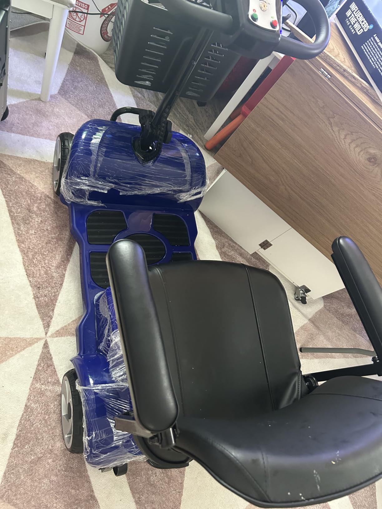 4 Wheel Mobility Scooters for Seniors & Adults, 20 Miles, 6.2 MPH | All Terrain Powered Mobility Scooters, Lightweight Foldable Mobility Scooter with LED Headlight & Front Basket customer photo 1
