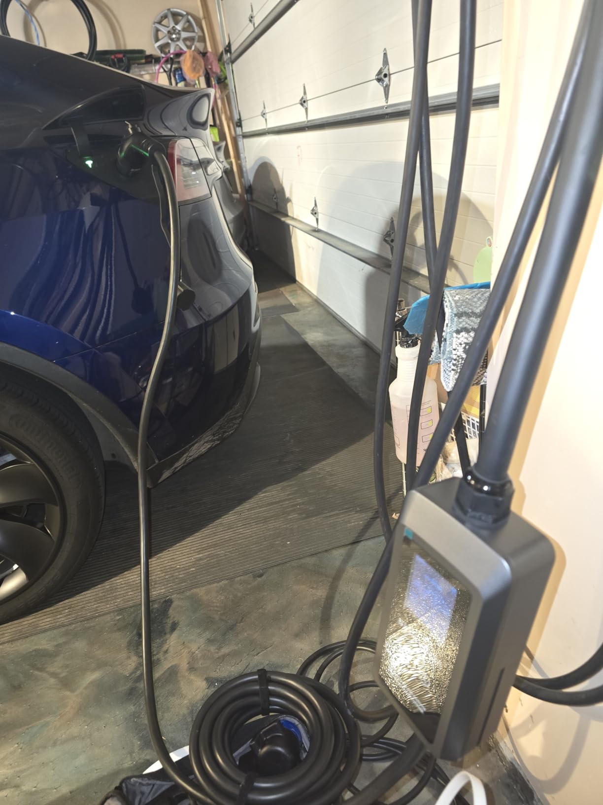 Level 2 EV Charger, 40 Amp 240V 9.6kW, 25ft Cable, LED Display | Portable J1772 Charger EV Car Charging Stations for Home Level 2, NEMA14-50 Plug, Current Adjustable (Tesla Need Adapter) customer photo 2
