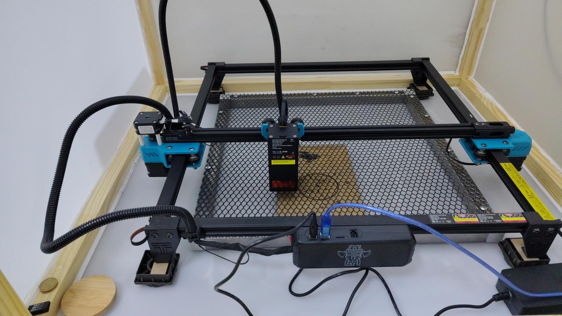 Twotrees TTS-10 Pro Laser Engraver, 10000mW High Precision Laser Engraving Machine, Laser Cutter, 30000mm/min Speed, 0.069mm Laser Spot Engraver Machine for DIY, Wood, Metal, Acrylic, Glass, Stainless Steel customer photo 2