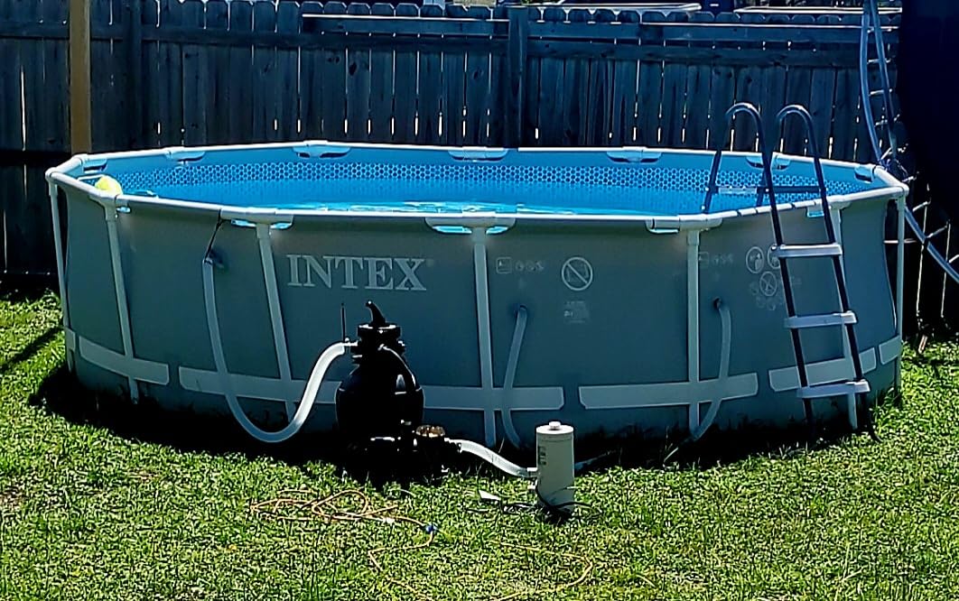 LANCHEZ Sand Filter Pump for Above Ground Pool, Pool Pumps Above Ground, Pool Sand Filter with 7-Way Valve, 13in(3,500GPH) customer photo 1