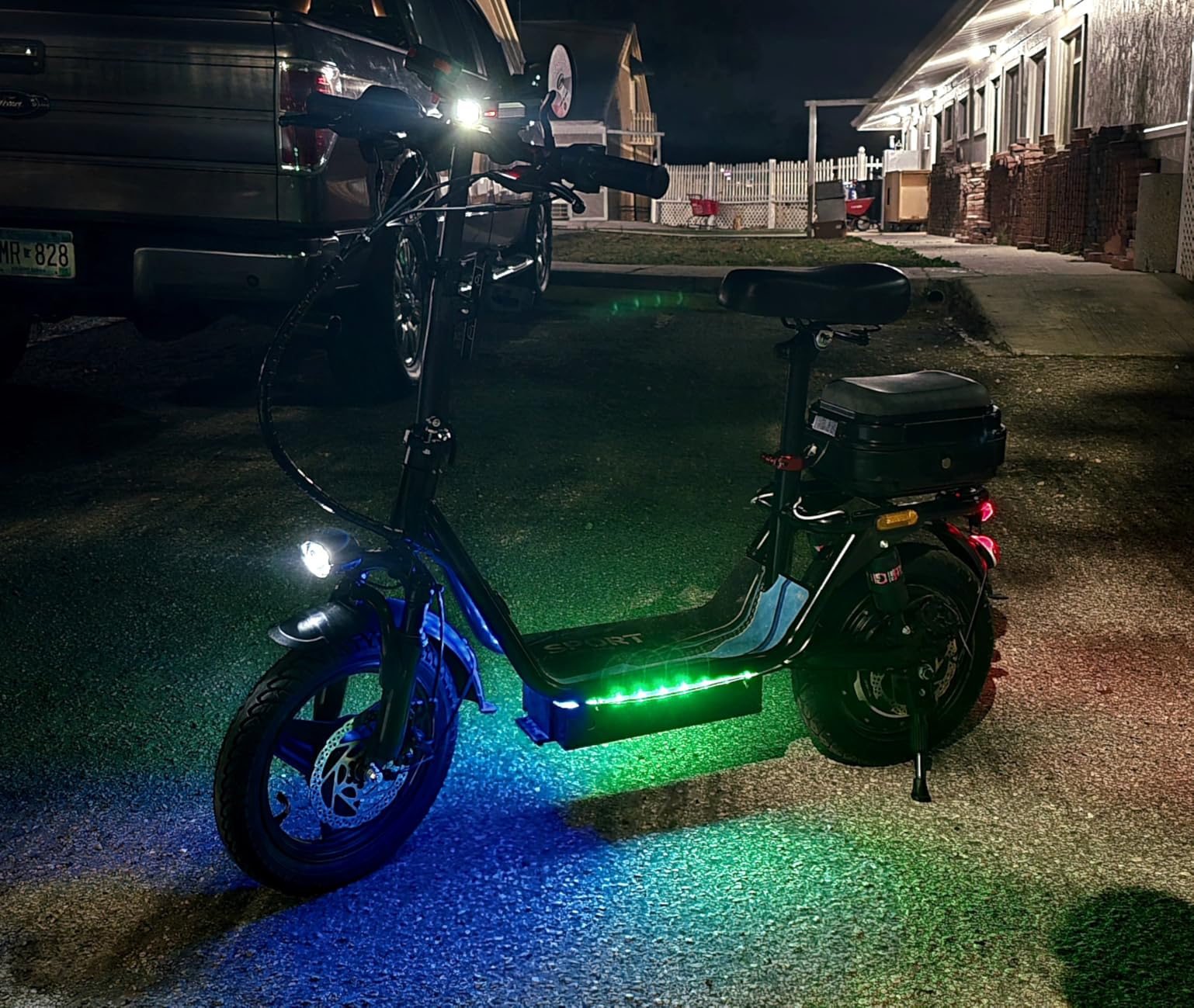 Electric Scooter for Adults, 4000W Peak Dual Motors, Up to 37 MPH & 70 Miles Range, 48V 32Ah Battery, 11