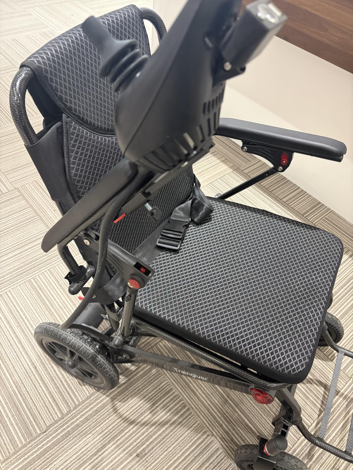 New Upgrade Electric Wheelchair for Adults, 38LBS Lightweight Foldable Motorized Wheelchair with 18+ Miles Long Travel Range, 500W Power, 350 LBS Weight Capacity, Airline Approved for Seniors customer photo 2