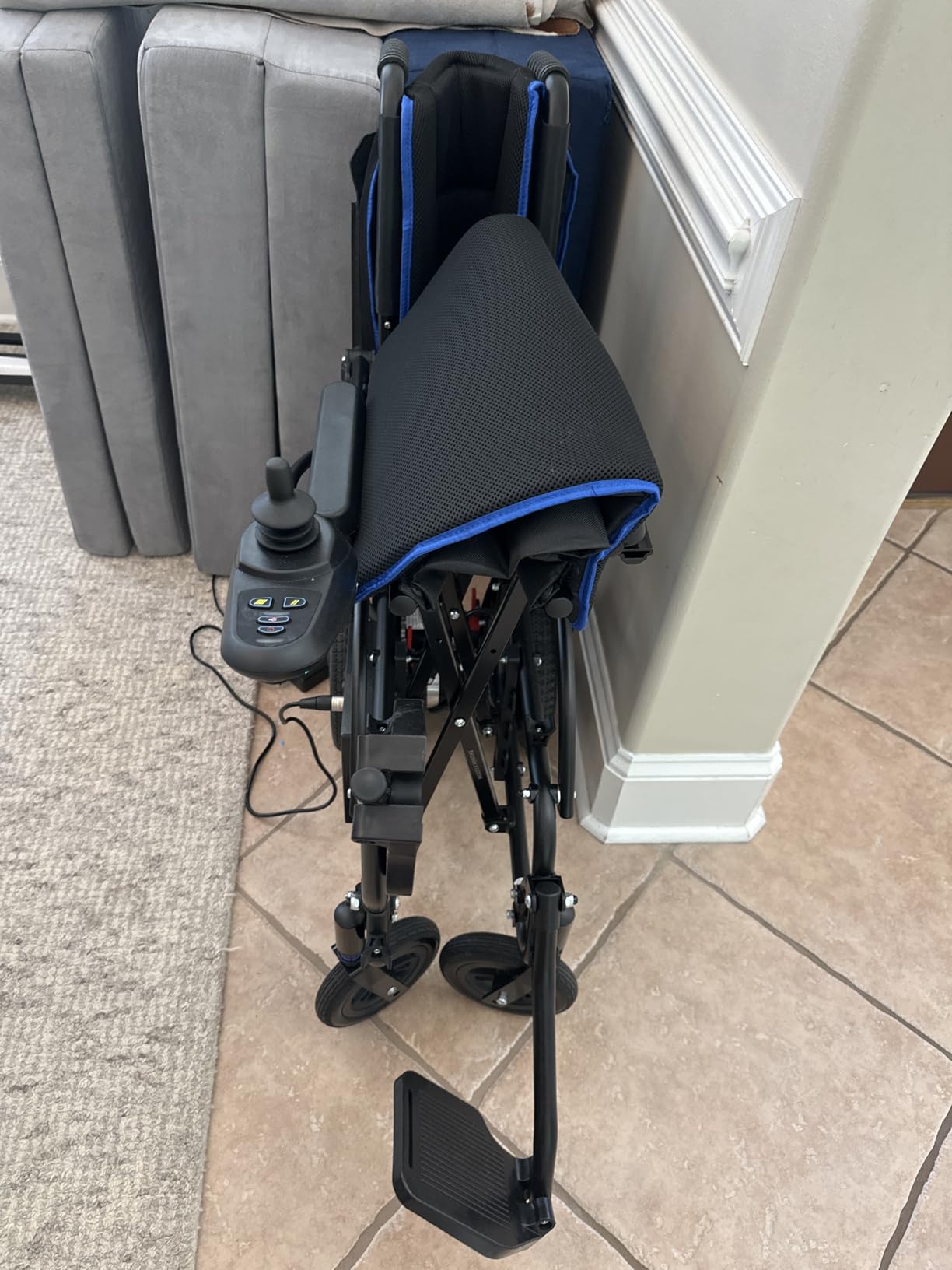 Vive Ultra Lightweight Electric Wheelchair for Adults - Foldable Power Wheel Chair - Collapsible, Folding, Ultralight, Motorized, Light Weight Travel Senior Folding Mobility Aid - Weighs Just 39 lbs customer photo 1