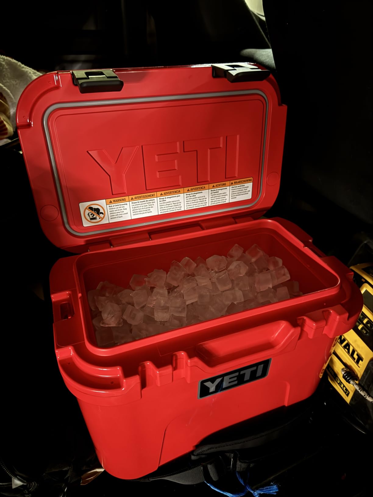 YETI Roadie 15 Hard Cooler with DoubleDuty Shoulder Strap | Compact, Durable, and Portable Insulated Ice Chest, Keeps Ice All Day, Fits 22 cans (only) or 16 lbs of ice (only) customer photo 2