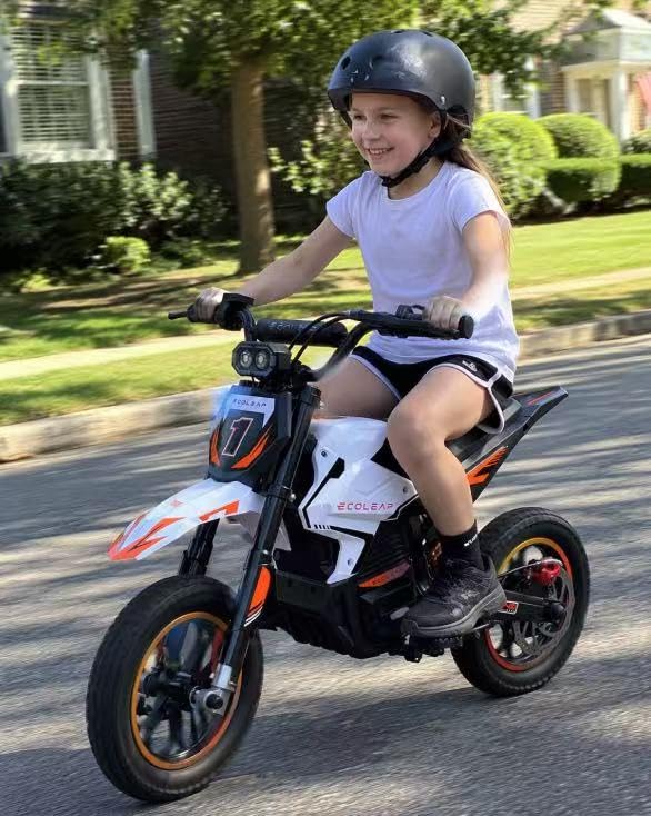 K2 Kids Electric Dirt Bike, 36V 850W Peak Motor, 20 MPH, 18-Mile Range, 3-Speed Modes, Dual Suspension & Disc Brake, Electric Motorcycle for Kids Ages 4-10 customer photo 2