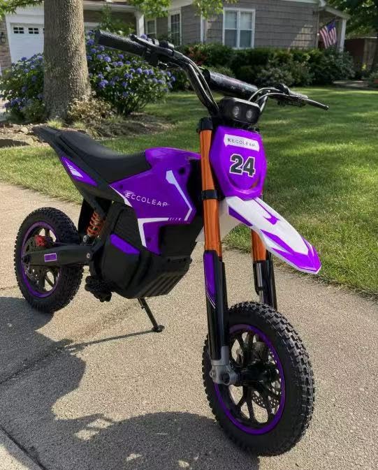 K2 Kids Electric Dirt Bike, 36V 850W Peak Motor, 20 MPH, 18-Mile Range, 3-Speed Modes, Dual Suspension & Disc Brake, Electric Motorcycle for Kids Ages 4-10 customer photo 2
