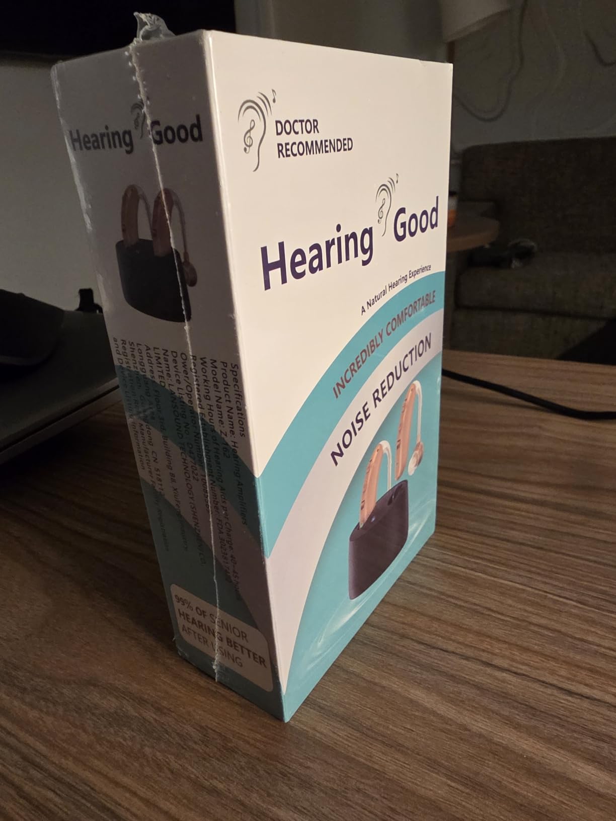 Rechargeable Digital Hearing Aids for Seniors, 2 Channel Ear Amplifier, Clear Sound Quality with Noise Cancellation, In Ear Hearing Aids, Invisible Sound Amplifier customer photo 2