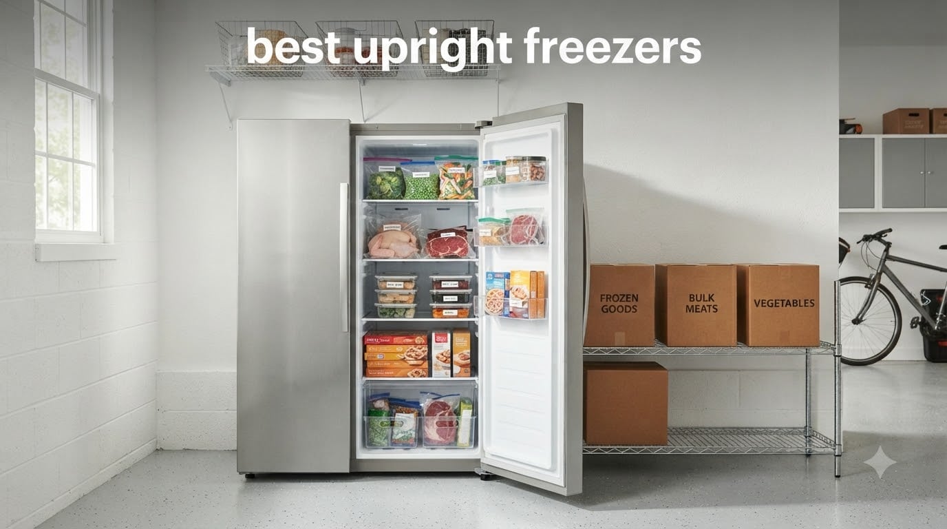 best upright freezers