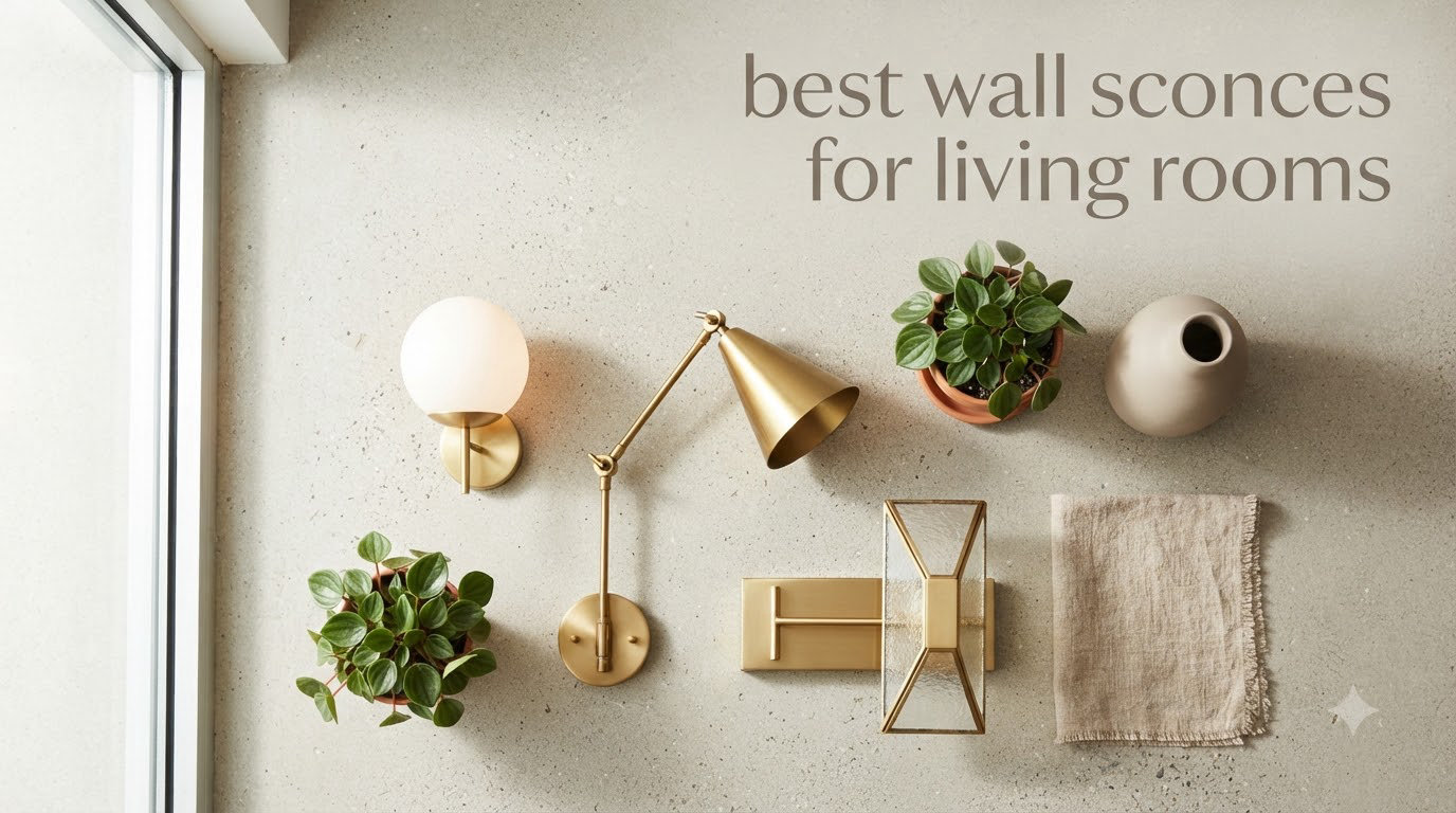best wall sconces for living rooms