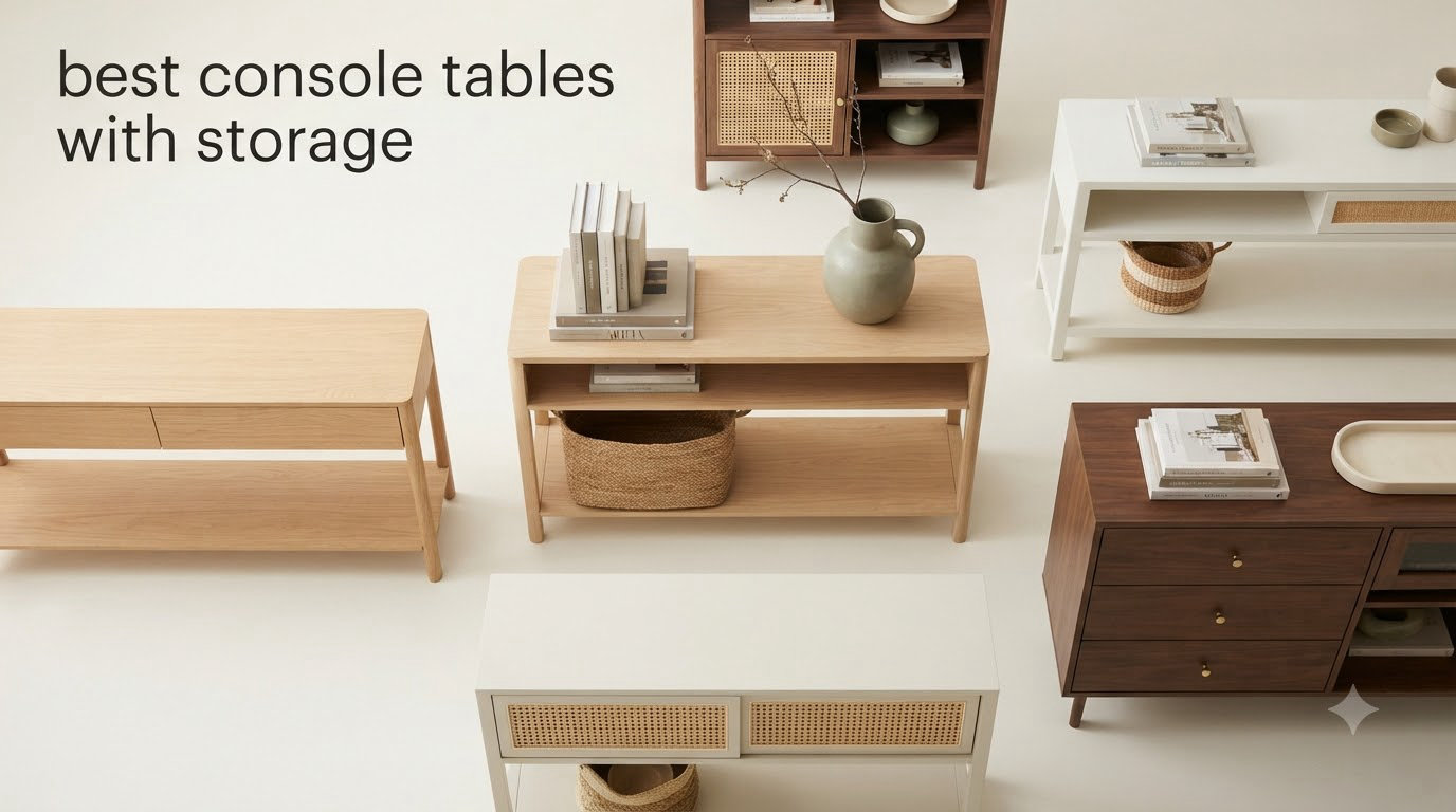 best console tables with storage