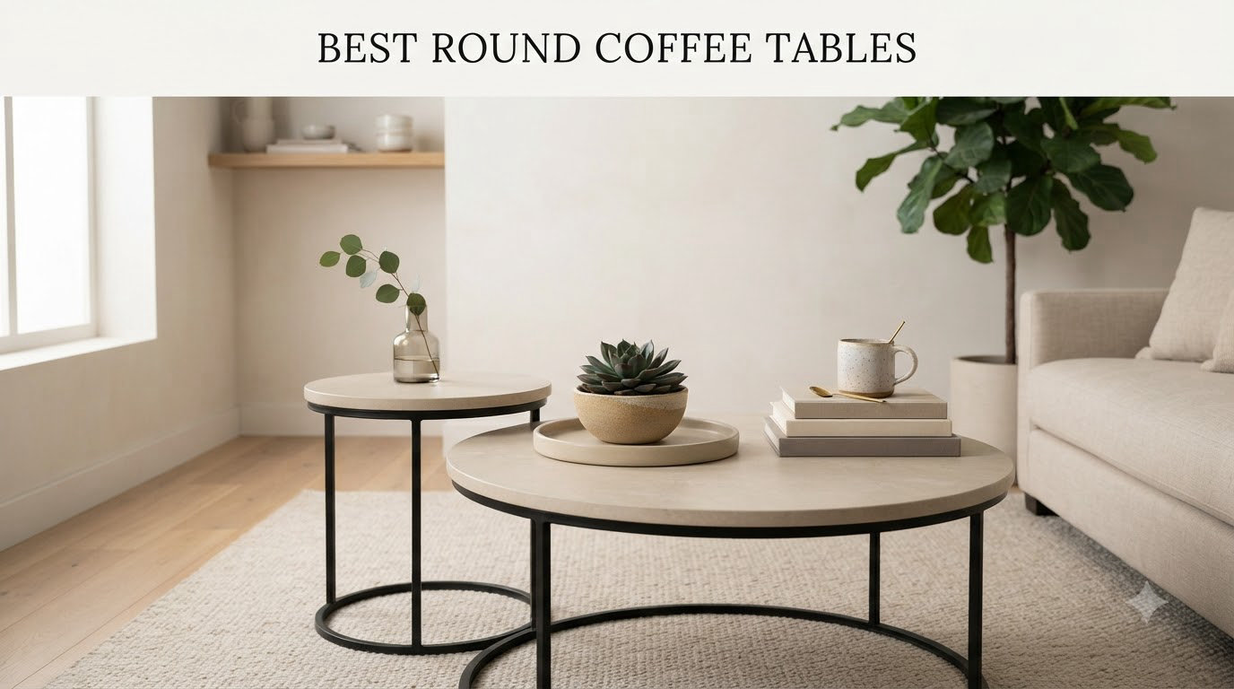 best round coffee tables