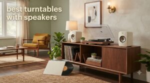 best turntables with speakers