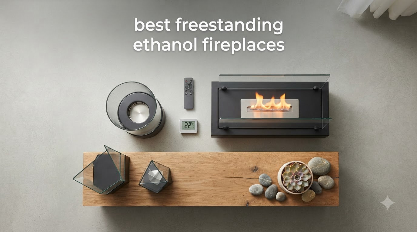 best freestanding ethanol fireplaces