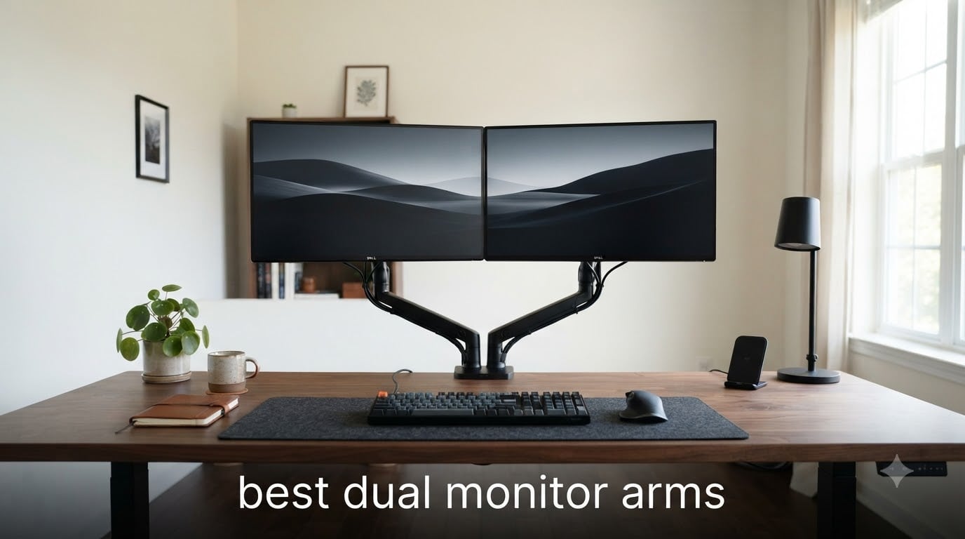 best dual monitor arms