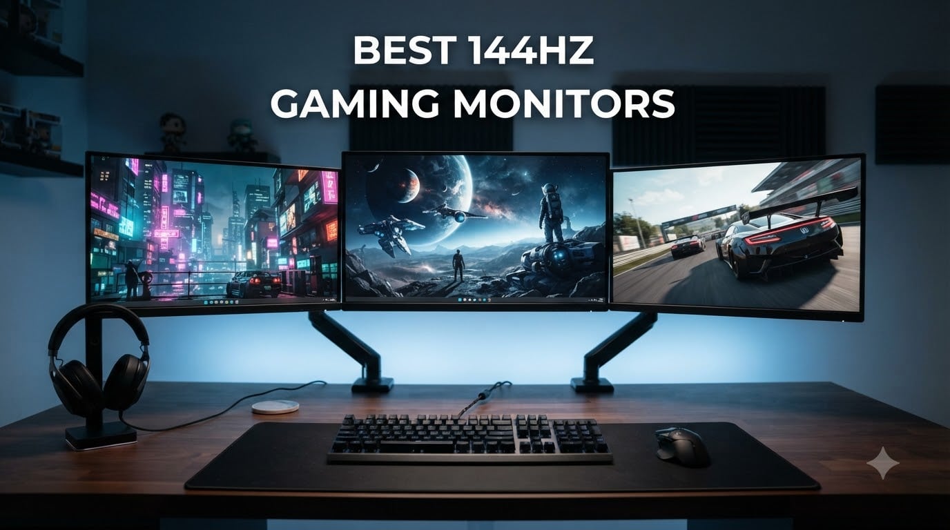 best 144hz gaming monitors