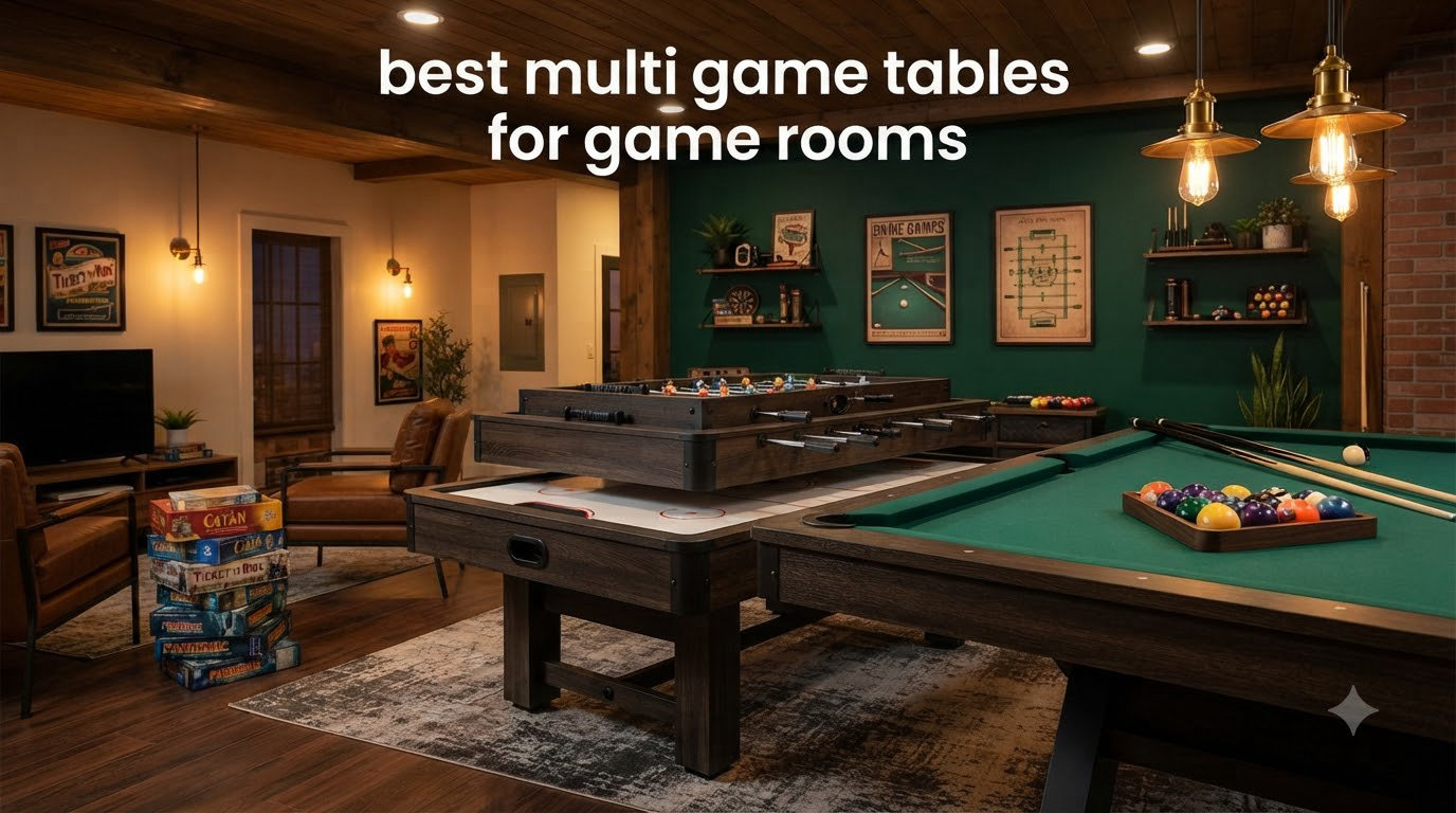 best multi game tables for game rooms
