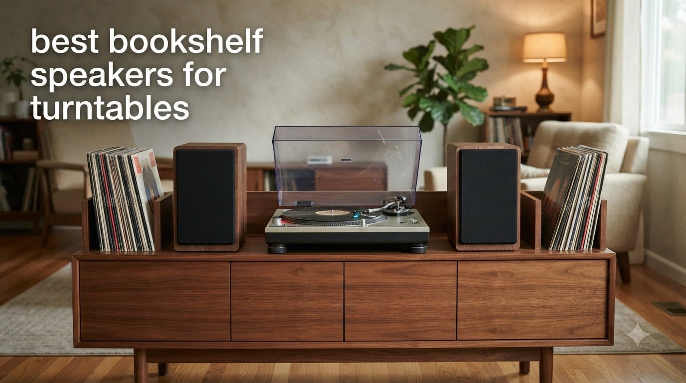 best bookshelf speakers for turntables